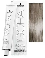 Стойкая краска для седых волос SCHWARZKOPF Igora Royal Absolutes 60 мл Silver Whites Dove Grey