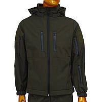 Куртка НГУ осенняя олива softshell флис 44-46