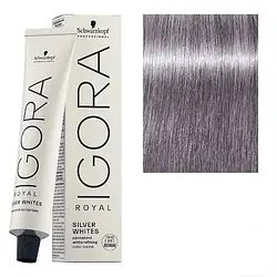 Стійка фарба для сивого волосся SCHWARZKOPF Igora Royal Absolutes 60 мл Silver Whites Grey Lilac