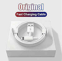 Кабель для заряджання Apple iPhone Lightning to USB Cable 1m в пакованні білий