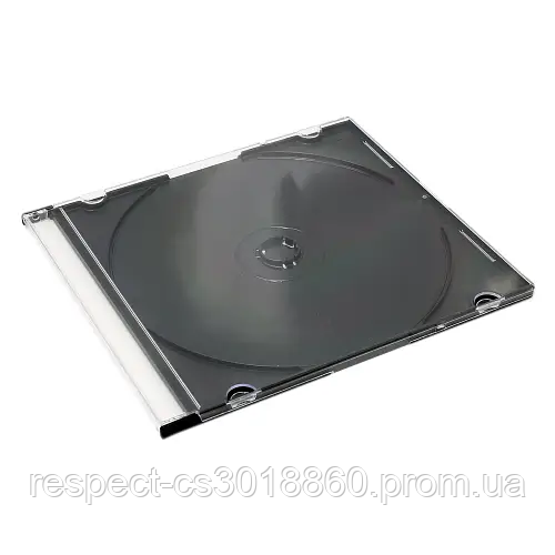CD box slim чорний глянець 1CD SUPERLUX (Якість!!!! 200pcs.