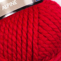Пряжа для вязання Альпін 340 червоний YarnArt