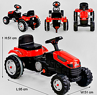Детский педальный трактор-веломобиль Pilsan 07-314 красный