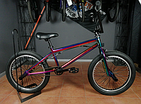 Двухколесный трюковый велосипед 20 дюймов BMX Crosser RAINBOW