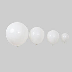 Латексна повітряна куля 18" - КНР, пастель Біла