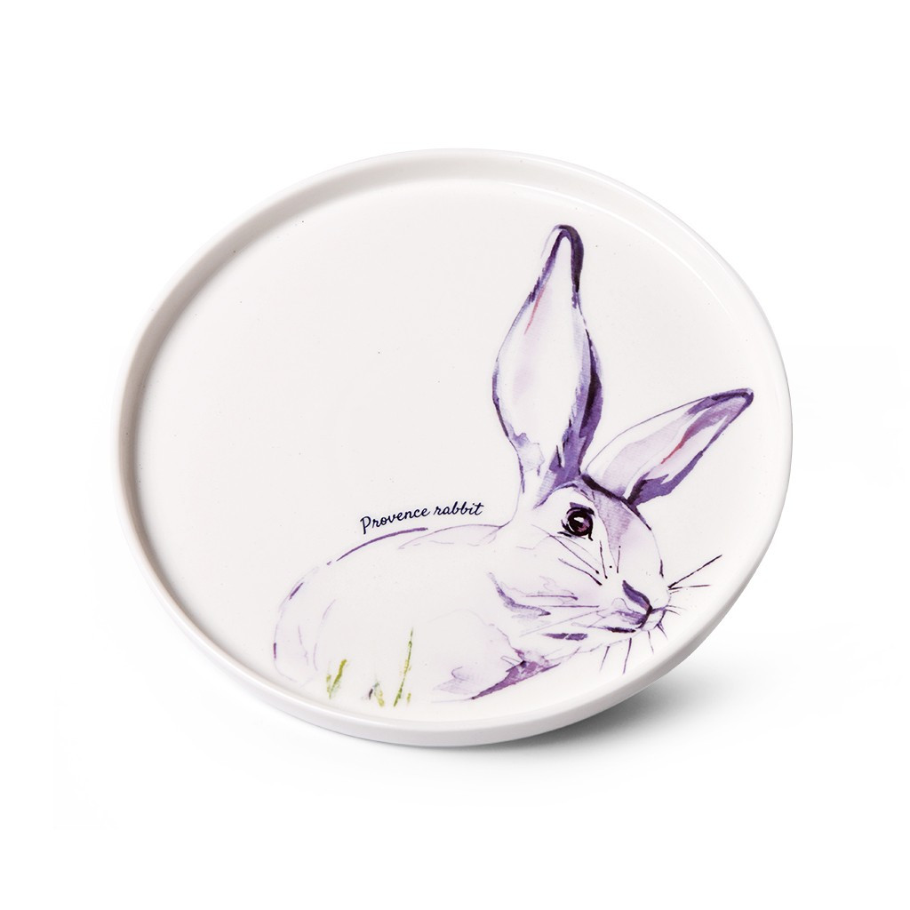 Тарілка "Provence rabbit" 15х2.5см з фарфору Fissman