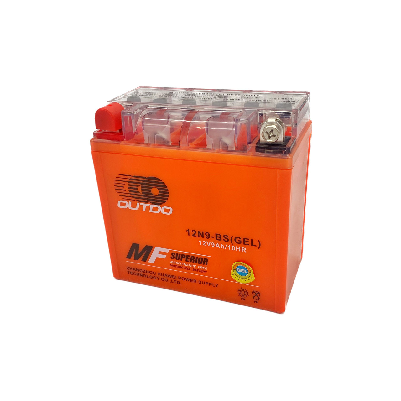 Аккумулятор 12V9Ah 12N9-BS GEL (L135*W75*H135mm) "МОТО"