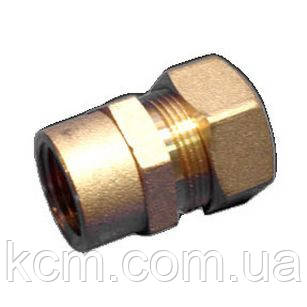 Муфта труба-внутрішня різьба (мама) 25мм сполучна для труби гофрованої нержавіючої, фото 1