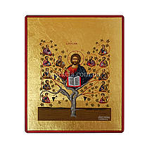Писана ікона Ісус Христос Виноградна лоза 15 Х 19 см, фото 3