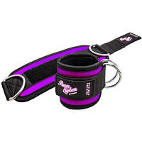 Манжета для тяги Power System Ankle Strap Gym Babe PS-3450 Purple (PS_3450_Purple) - Вища Якість та Гарантія!