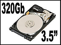 HDD SATA 320Gb 3,5" Жорсткий диск Вінчестер Оптом Гуртом