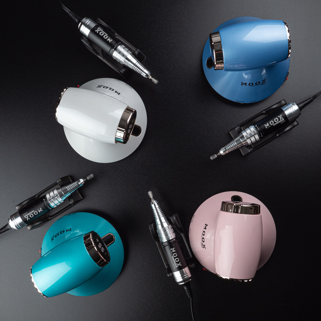 Професійний фрезер MOOX X804 на 80 Вт. - 55000 об./хв. для манікюру та педикюру