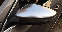 Накладки на дзеркала VW (Фольцваген) Golf MK7, MK7.5, E-GOLF, Touran 2 (5T) Сріблястий "Полірований Алюміній", фото 5