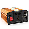 Перетворювач струму з 12V на 220V, 500W SSK-500W / Автомобільний інвертор з USB та розеткою, фото 2