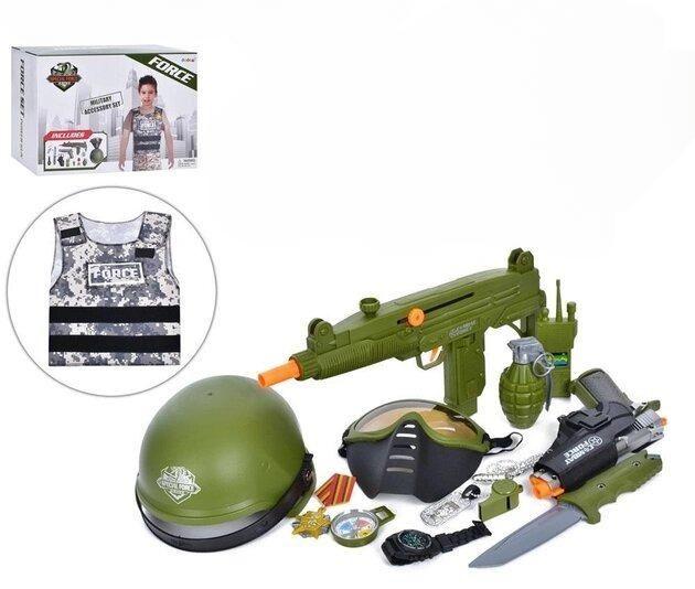 Игровой набор военного снаряжения детский Special Forces 36330-40 (с игрушечным автоматом, звук) - фото 2 - id-p2026344280