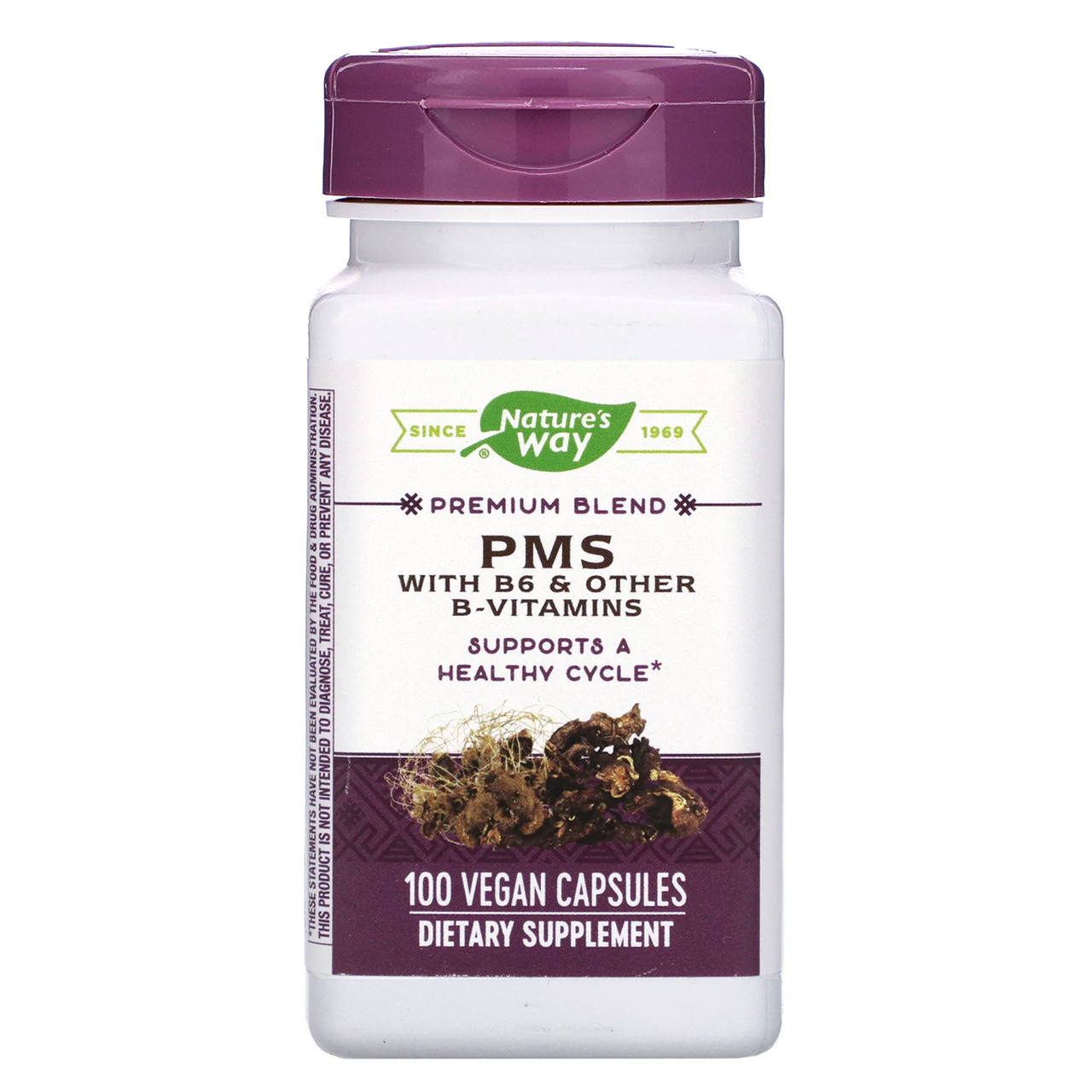Комплекс для підтримка при ПМС з вітамінами групи В, 100 веганських капсул Nature's Way