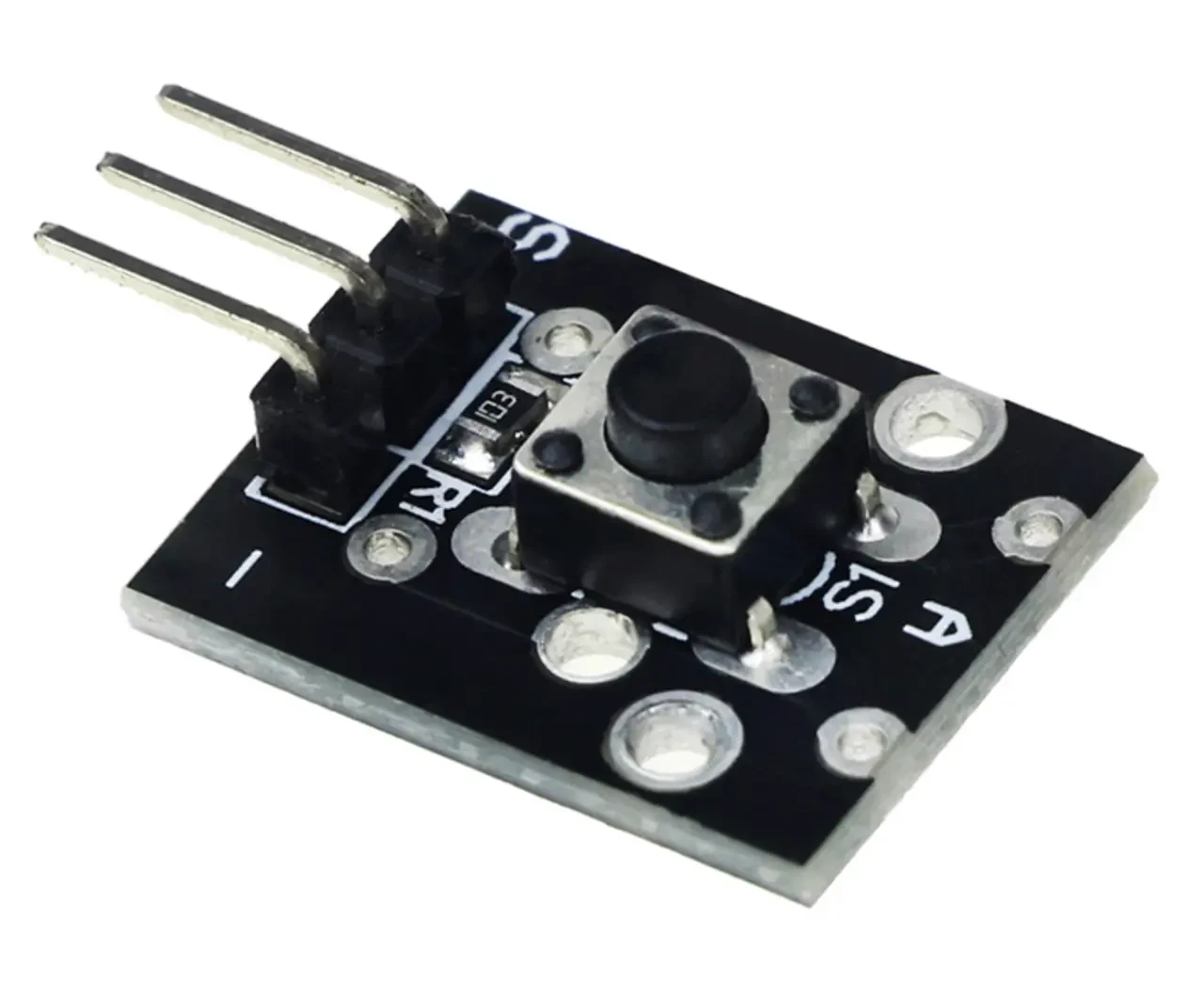 Модуль тактової кнопки KY-004, фото 1