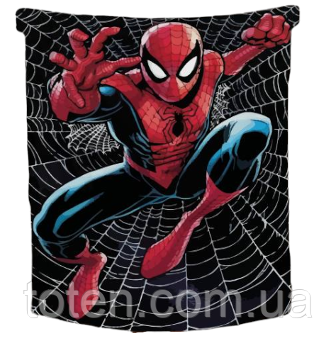 Плед Людина павук 2002 Спайдер мен Spider man якісне покривало з 3D малюнком розмір 80х100