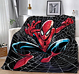Плед Людина павук 2002 Спайдер мен Spider man якісне покривало з 3D малюнком розмір 80х100, фото 3