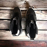 Кросівки зимові чоловічі шкіряні найк форс чорні, фото 3