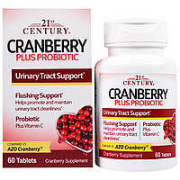 Клюква с пробиотиками (Cranberry Plus Probiotics) 60 таблеток 21st Century