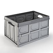 Ящик для зберігання MVM розкладний з кришкою FB-1 30 л Сірий (FB-1 30L GRAY)