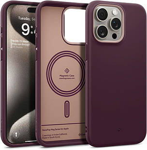 Чохол Caseology Nano Pop Mag Burgundy Bean для iPhone 15 Pro Max ACS06621