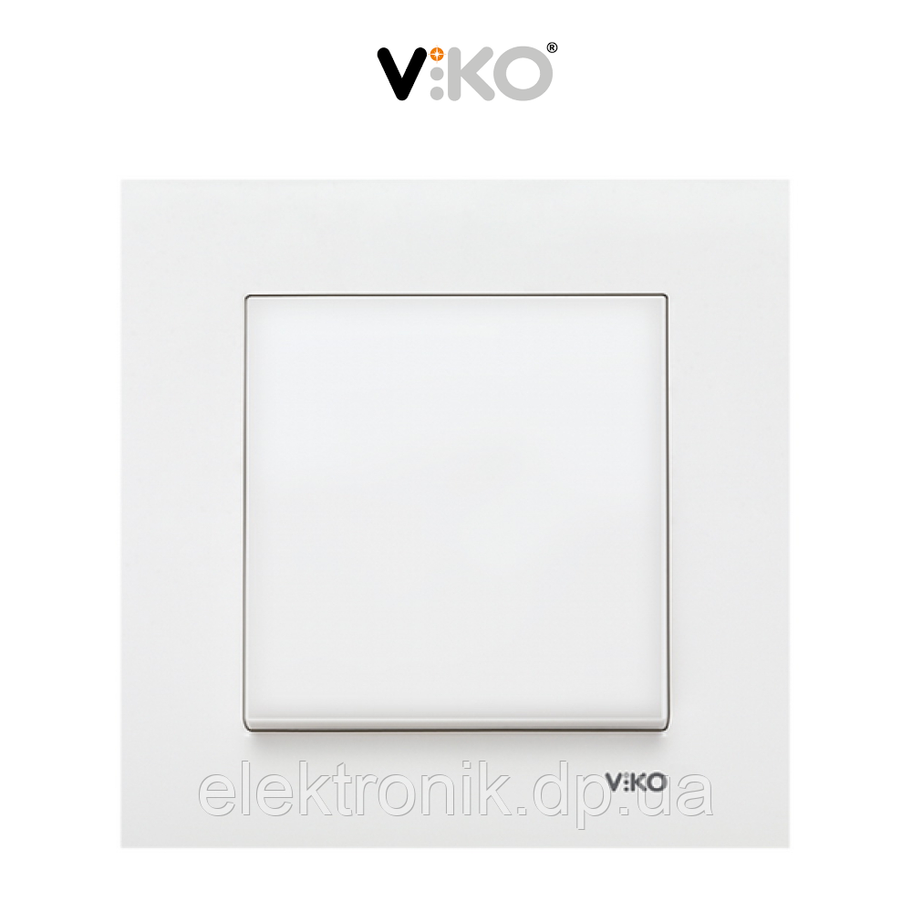 Вимикач VIKO Karre білий 1кл  90960001