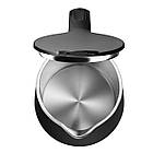 Електрочайник Adler AD 1345 Black — 1.7 л, 2200 Вт, LED-дисплей, регулювання температури, STRIX, фото 3