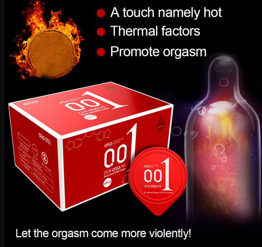 Презервативи OLO Zero One ультратонкі з гіалуроновим мастилом та збуджуючим ефектом, 1 шт., фото 1