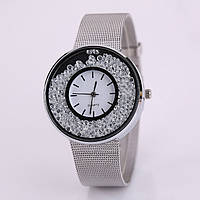 Женские наручные часы браслет Серебряные часы для женщины DBUY Жіночий наручний годинник браслет Срібний