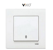 Вимикач прохідний VIKO Karre білий 1кл 90960004