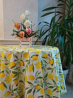 Скатерть с тефлоновым покрытием Лимон с ванилью