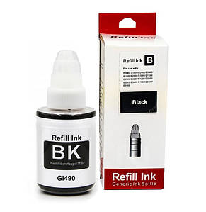 Сумісне чорнило для Canon Pixma G1410 / G1411 Black ink, чорні, фарба у флаконі 135 мл, Refill Ink