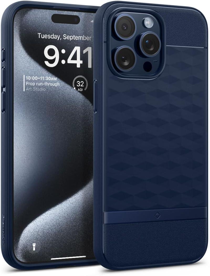 Чохол Caseology Parallax Mag Midnight Blue для iPhone 15 Pro Max ACS06615