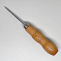 Стальное шило с отверстием (12,5 см.) деревянная ручка