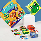 Логічна Гра Емоції звірят, дерев'яні кубики пазли для дітей від 3х років. MD1744, фото 4