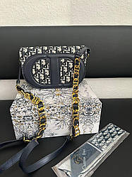 Жіноча сумка Крістіан Діор чорна Christian Dior Black