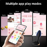 Анальная пробка 10 режимів з керуванням від смартфона, фото 5