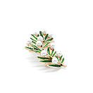 Брошка гілочка з перлинками 50х30мм, фото 4