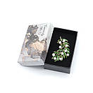 Брошка гілочка з перлинками 50х30мм, фото 6