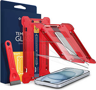 Захисне скло Caseology Snap Fit 2-Pack для iPhone 15 Pro AGL06902