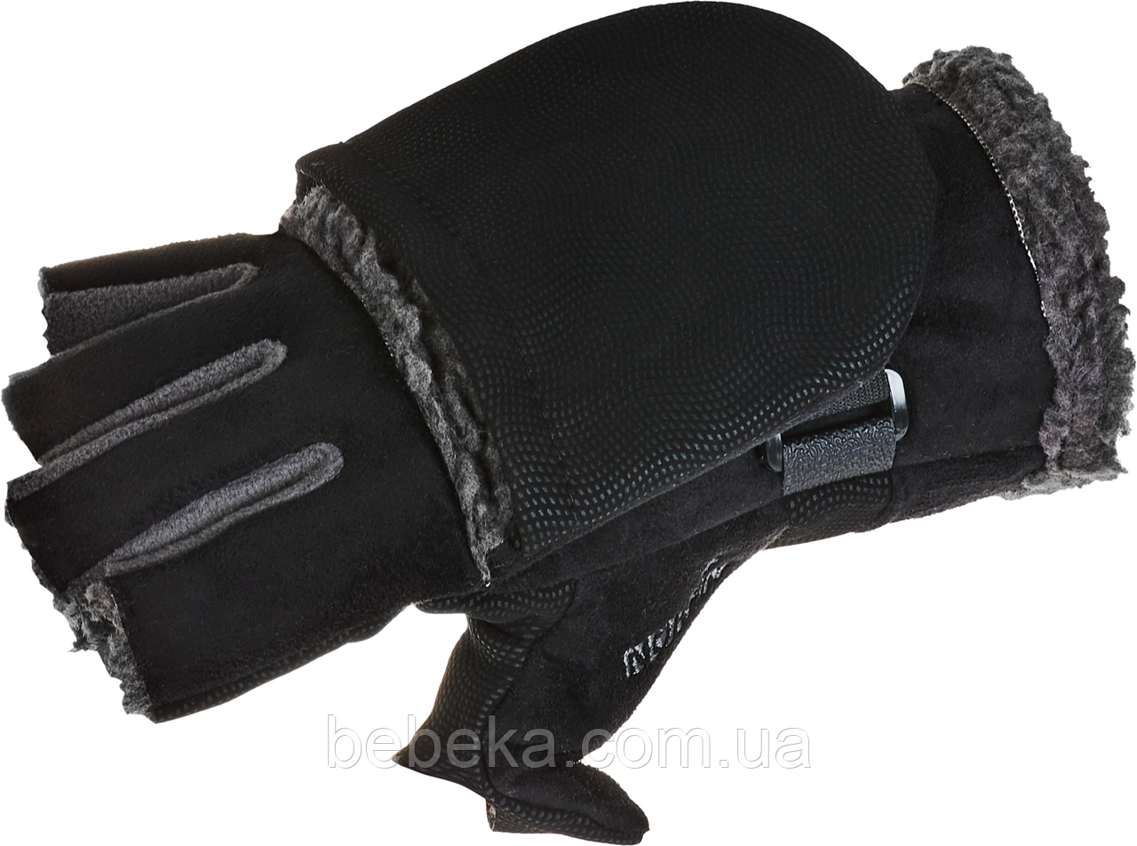 Рукавички-рукавиці хутряні мембранні Norfin AURORA BLACK р.L (703035-L)