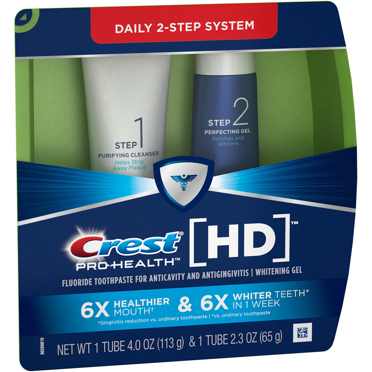 Двоступенева система для вибілювання зубів Crest Pro-Health HD Daily Two-Step Toothpaste System