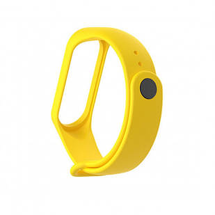 Ремінець Xiaomi Mi Band 2 "Рельєф" Жовтий (yellow)