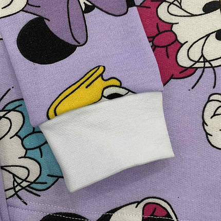 Дитяча піжама з начосом міні фіолетова Five Stars 10743-116р, фото 2