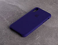 Чехол SOFT Silicone Case для iPhone X/XS (HQ) (с логотипом) 02 ultra violet