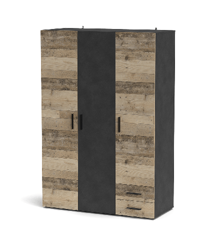 Шафа дводверна  для офісу,  вітальні, спальні, коридору  Berno 6 Accord, коліролд стайл світлий / матера, фото 1