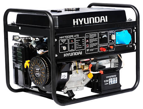 Генератор бензиновий Hyundai HHY 7000FE ATS, фото 2