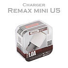 Мережевий зарядний пристрій Remax mini U5 RMT5288 1 USB 1A, фото 5